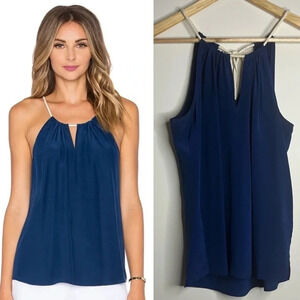REVOLVE AMANDA UPRICHARD Savannah Silk Blouse Tank Top